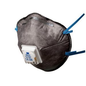 Mascherina 9922 - con carboni attivi - monouso -  filtro FFP2 - 3M - conf. 10 pezzi - immagine 1