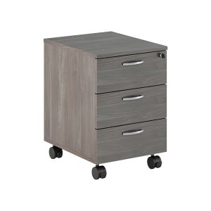 Cassettiera Easy - 3 cassetti - con ruote - 41,8 x 52 x 59,5 cm - frassino toscano - immagine 1