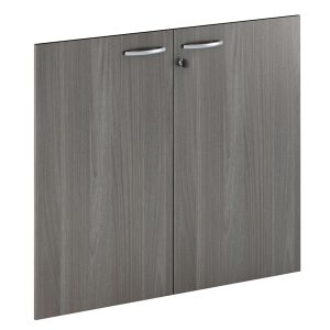 Coppia ante Easy - per mobile contenitore basso - 80 x 67 cm - spessore 18 mm - melaminico - frassino toscano - immagine 1