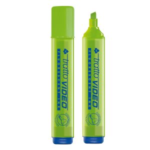 Evidenziatore Tratto Video  - punta a scalpello - tratto da 1,0-5,0mm - lime - Tratto - immagine 1