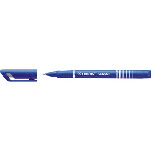 Fineliner Stabilo Sensor - tratto 0,3mm - blu - Stabilo - immagine 1
