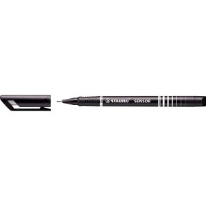 Fineliner Stabilo Sensor - tratto 0,3mm - nero - Stabilo - immagine 1