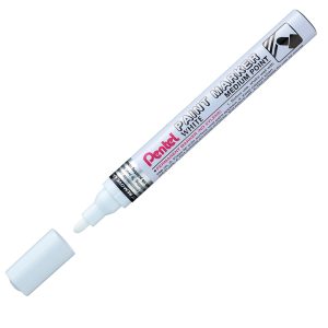 Marcatore Paint Marker Linea Amiko - punta media 4,50mm - bianco - Pentel - immagine 1