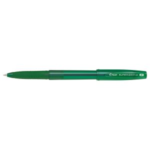 Penna a sfera Supergrip G con cappuccio  - punta 0,7mm - verde - Pilot - immagine 1