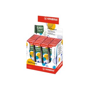 Refill per penna sferografica ergonomica Easyoriginal - punta media - blu - Stabilo - scatola 3 pezzi - immagine 2
