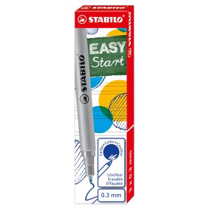 Refill per penna sferografica ergonomica Easyoriginal - punta fine - blu - Stabilo - scatola  3 pezzi - immagine 1