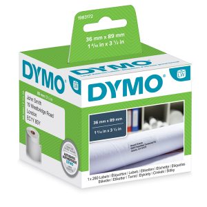 Rotolo 260 etichette LW 1983172 - 36x89 mm - carta - indirizzi estesi - bianco - Dymo - immagine 1