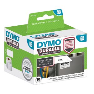 Rotolo 800 etichette LW Durable Industrial - 1933084 - 57x32 mm - carta - bianco - Dymo - immagine 1