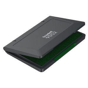 Cuscinetto 9052 per timbri in gomma - 7 x 11 cm - verde - Trodat - immagine 1