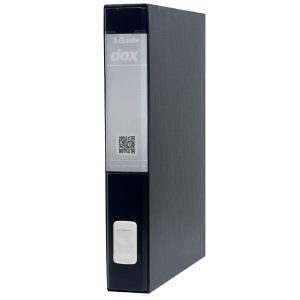 Registratore Dox 5 - dorso 5 cm - protocollo 23x34 cm - nero - Esselte Dox - immagine 1