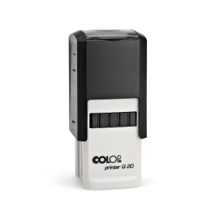 Timbro Printer Q 20 - 20x20 mm - 5 righe - quadrato - autoinchiostrante - Colop - immagine 1