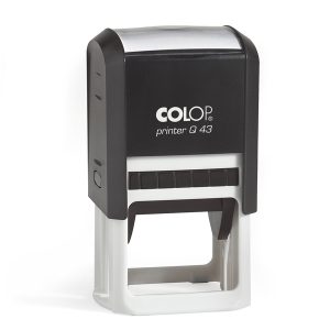 Timbro Printer Q 43 - 43x43 mm - 8 righe - quadrato - autoinchiostrante - Colop - immagine 1