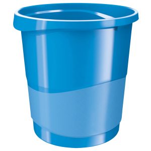 Cestino gettacarte Europost VIVIDA - 25,8 x 28,5 cm - altezza 32,2 cm - 14 L - blu - Esselte - immagine 1