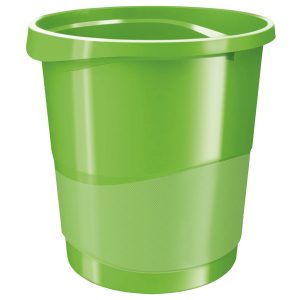 Cestino gettacarte Europost VIVIDA - 25,8 x 28,5 cm - altezza 32,2 cm - 14 L - verde - Esselte - immagine 1