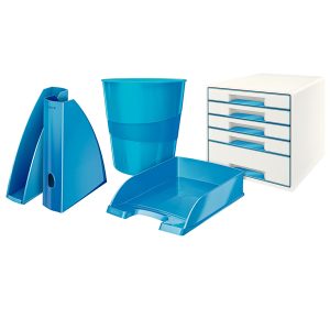 Portariviste WOW - 27,2 x 7,3 x 31,8 cm - blu - Leitz - immagine 3
