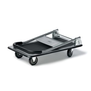 Carrello portatutto PZS250 - pieghevole - portata max 300 kg - 91 x 61 x 87 cm - grigio/nero - Serena Group - immagine 2