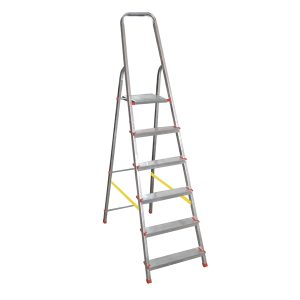 Scala domestica Stella Basic - 6 gradini - alluminio - Marchetti - immagine 1