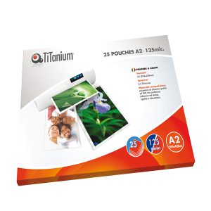 Pouches - A2 - 594x428mm - 2x125 micron - Titanium - scatola 25 pezzi - immagine 1