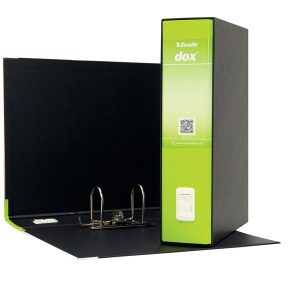 Registratore Dox 2 - dorso 8 cm - protocollo 23x34 cm - greenery - Esselte Dox - immagine 1
