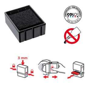Tampone di ricambio E/Q20 - nero - Colop - immagine 1