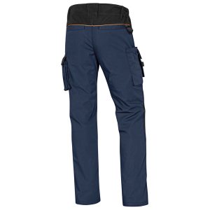 Pantalone da lavoro Mach 2 - twill/poliestere/cotone - taglia XXL - blu/nero - Deltaplus - immagine 2