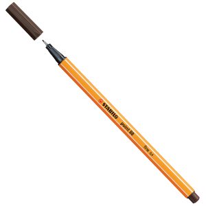 Fineliner Point 88 - tratto 0,4 mm - terra d'ombra 65 - Stabilo - immagine 1