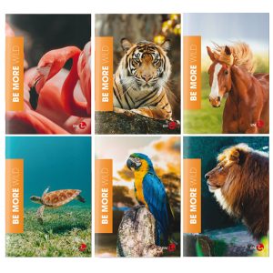 Maxiquaderno Be More Wild - A4 - 36+2 fogli - 100gr - 4mm - BM - immagine 1