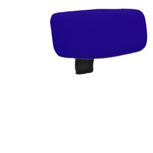 Poggiatesta per seduta ergonomica Kemper A - blu - Unisit - immagine 1