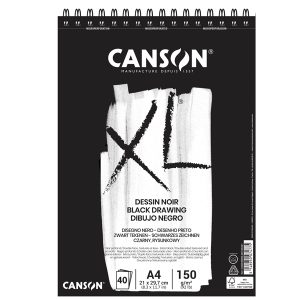 Album XL Dessin noir - A4 - 150 gr - 40 fogli - Canson - immagine 1