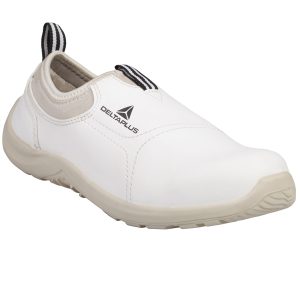 Calzatura di sicurezza Miami S2 SRC - microfibra/poliuretano - numero 47 - bianco - Deltaplus - immagine 1