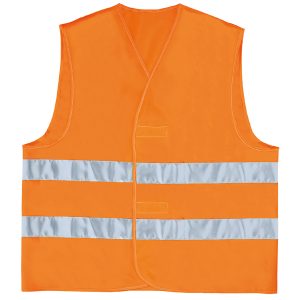 Gilet alta visibilità GILP2 - poliestere - taglia XXL - arancio fluo - Deltaplus - immagine 1