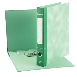 Registratore Essentials G74 - dorso 5 cm - protocollo 23x33 cm - verde - Esselte - immagine 1