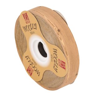 Rotolo nastro Woodly - legno goffrato - 24mm x 100mt - Bolis - immagine 1
