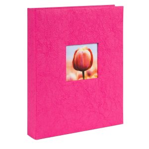 Album portafoto personalizzabile - assortiti - 24 x 31cm - 30fg - fogli in cartoncino con velina - Lebez - immagine 5