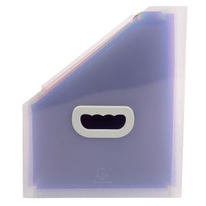 Classificatore portariviste Crystal - 12 tasche - PP - 26.5x32.5 cm - Exacompta - immagine 5