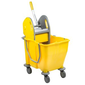 Carrello per pulizie Pressduo - 30 L - 60 x 36 x 82 cm - giallo - Medial International - immagine 1