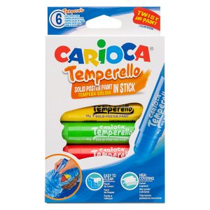 Carioca temperello - colori assortiti - Carioca - astuccio 6 temperelli - immagine 1