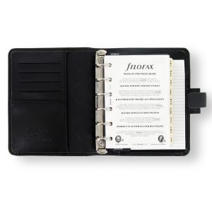 Organiser Metropol Pocket - similpelle - nero - 14,6 x 11,5 x 3,5cm - Filofax - immagine 2