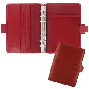 Organiser Metropol Personal - similpelle - rosso - 18,8 x 13,5 x 3,8cm - Filofax - immagine 1