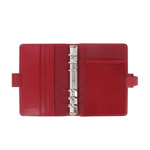 Organiser Metropol Personal - similpelle - rosso - 18,8 x 13,5 x 3,8cm - Filofax - immagine 2