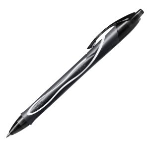 Penna a sfera a scatto Gelocity Quick Dry -  punta 0,7mm - nero - Bic - conf. 12 pezzi - immagine 1