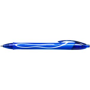 Penna a sfera a scatto Gelocity Quick Dry - punta 0,7mm - blu  - Bic - conf. 12 pezzi - immagine 2