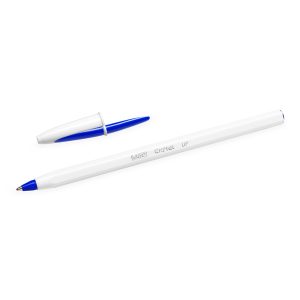 Penna a sfera Cristal Up con cappuccio  - punta media 1,2mm  - blu - Bic - conf. 20 pezzi - immagine 2