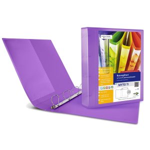 Raccoglitore personalizzabile Myto TI - 4 anelli a D 17 mm - dorso 2,5 cm - 22x30 cm - lilla - Sei Rota - immagine 1