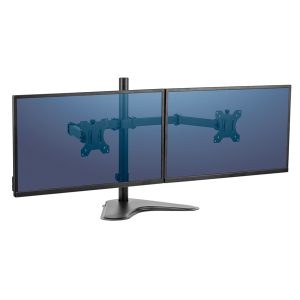 Braccio porta monitor Doppio Freestanding - Fellowes - immagine 2