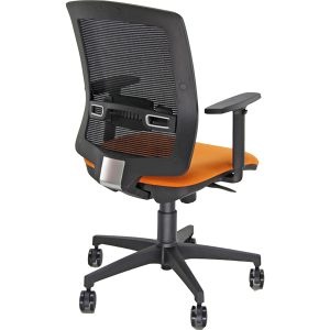 Poltrona semidirezionale Molly MLA - con braccioli regolabili - rosso - Unisit - immagine 2