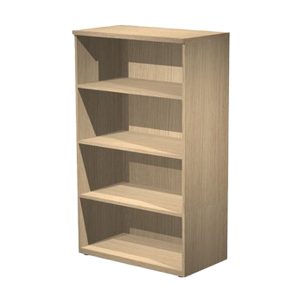 Mobile contenitore Agorà - medio a giorno - 80 x 45 x 136 cm - rovere - immagine 1