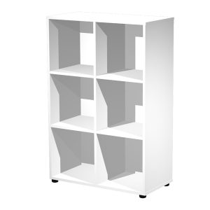 Contenitore Maxi Rainbow - 6 caselle a giorno - 80 x 40 x 120,6 cm - bianco - immagine 1