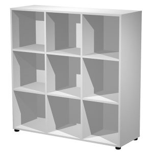 Contenitore Maxi Rainbow - 9 caselle a giorno - 119 x 40 x 120,6 cm - grigio - immagine 1