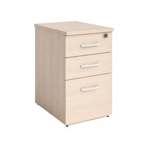 Cassettiera alta Agorà Compact - 3 cassetti - 44 x 60 x 73 cm - rovere - immagine 1